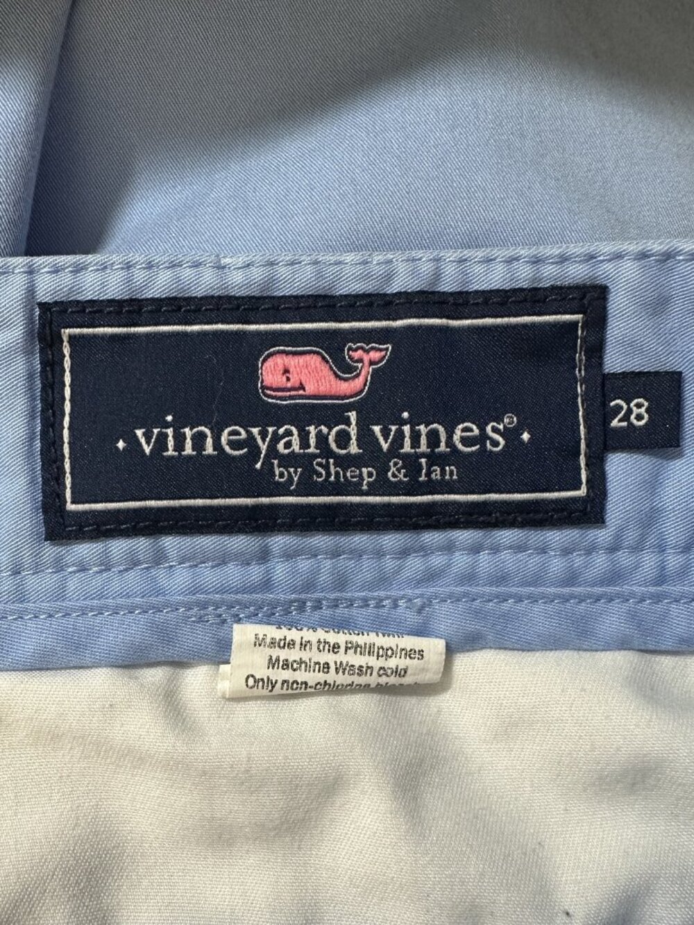 Vineyard Vines Sky Blue Breaker Chino Shorts 28 - Picture 7 of 8